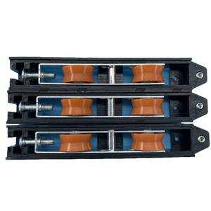 Black Nylon Red Double Wheel